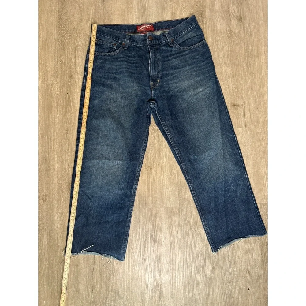 Arizona Jean Co. Mens 100% Cotton Denim Jeans 34x34 Straight Leg‎ Classic Fit